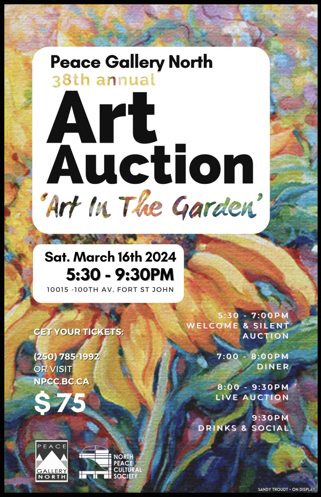 Art Auction 2024 Art In The Garden North Peace Cultural Centre   Art Auction 663x1024 