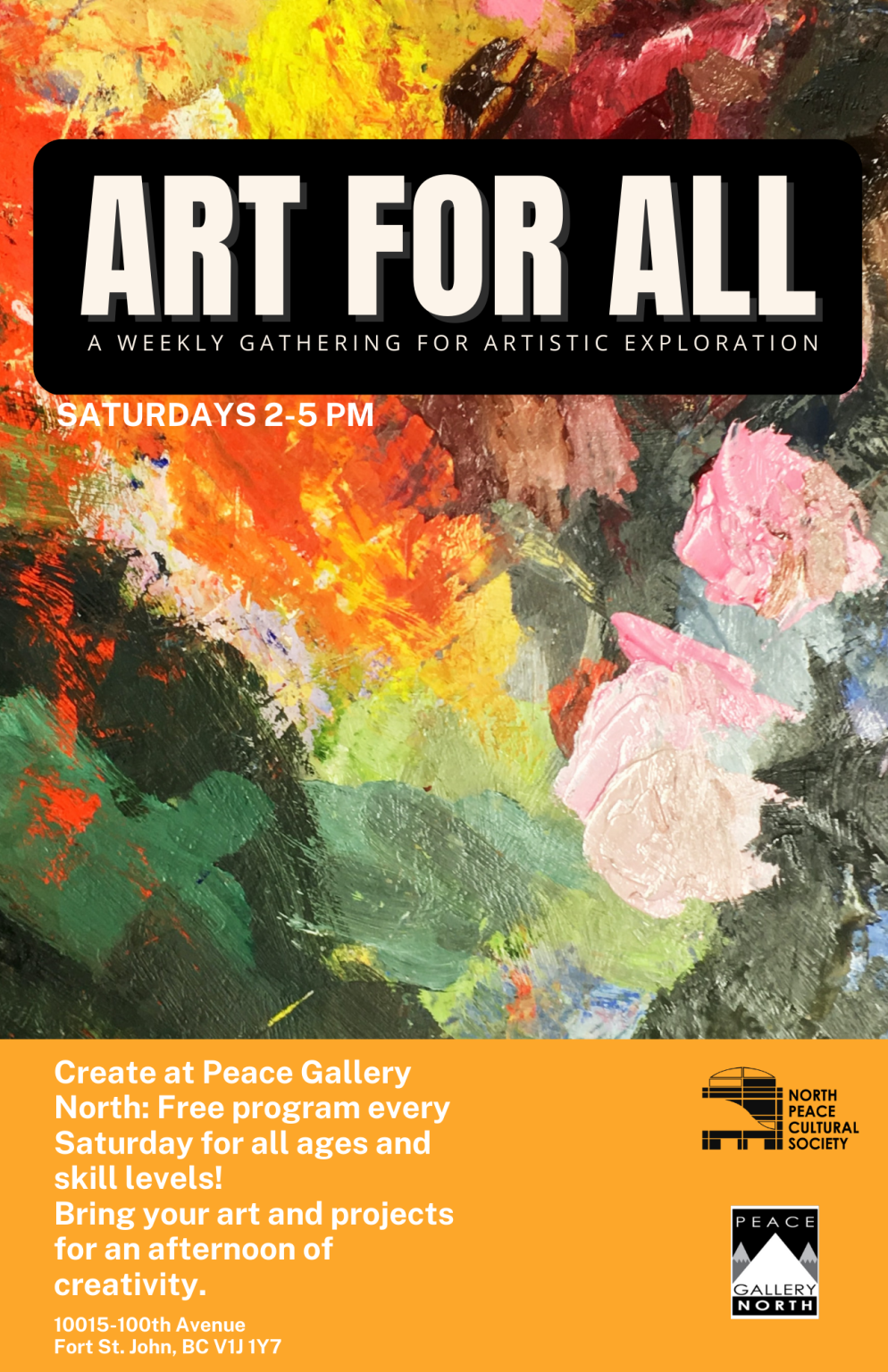 Art For All - North Peace Cultural Centre | ArtSpace | Peace Gallery ...