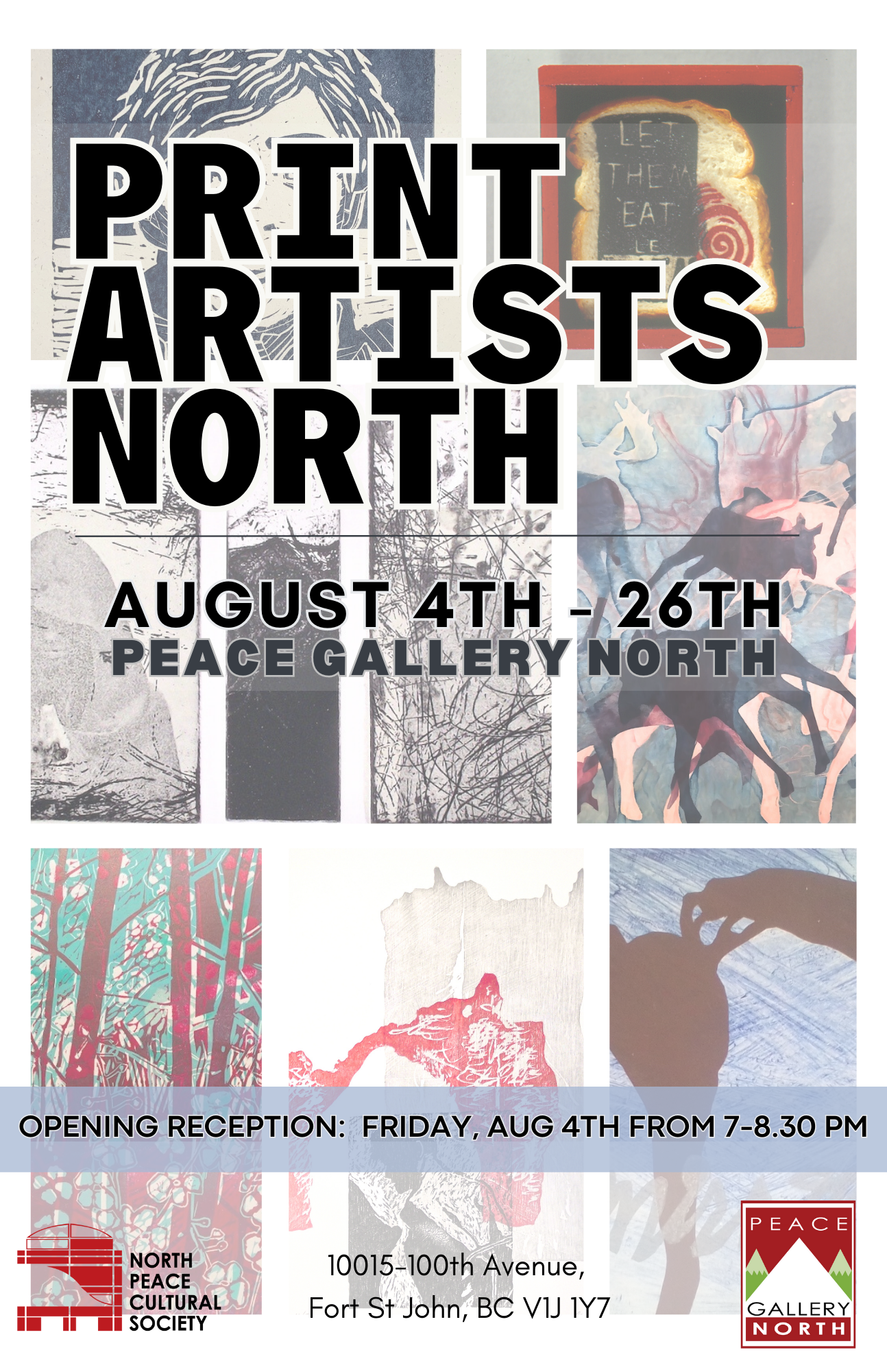 August Exhibit – Print Artists’ North