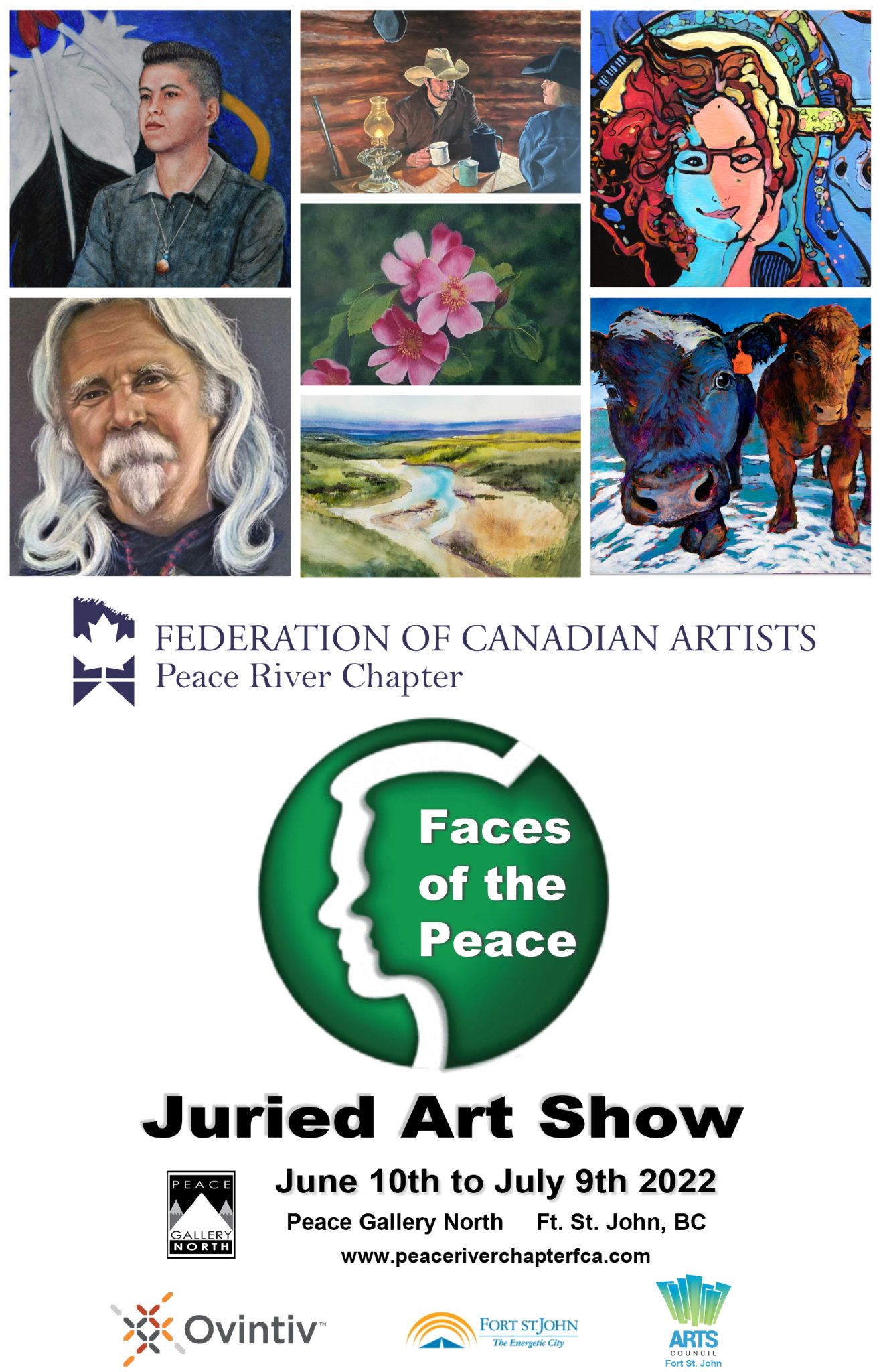 Faces of the Peace - FCA Juried Art Show - North Peace Cultural Centre ...