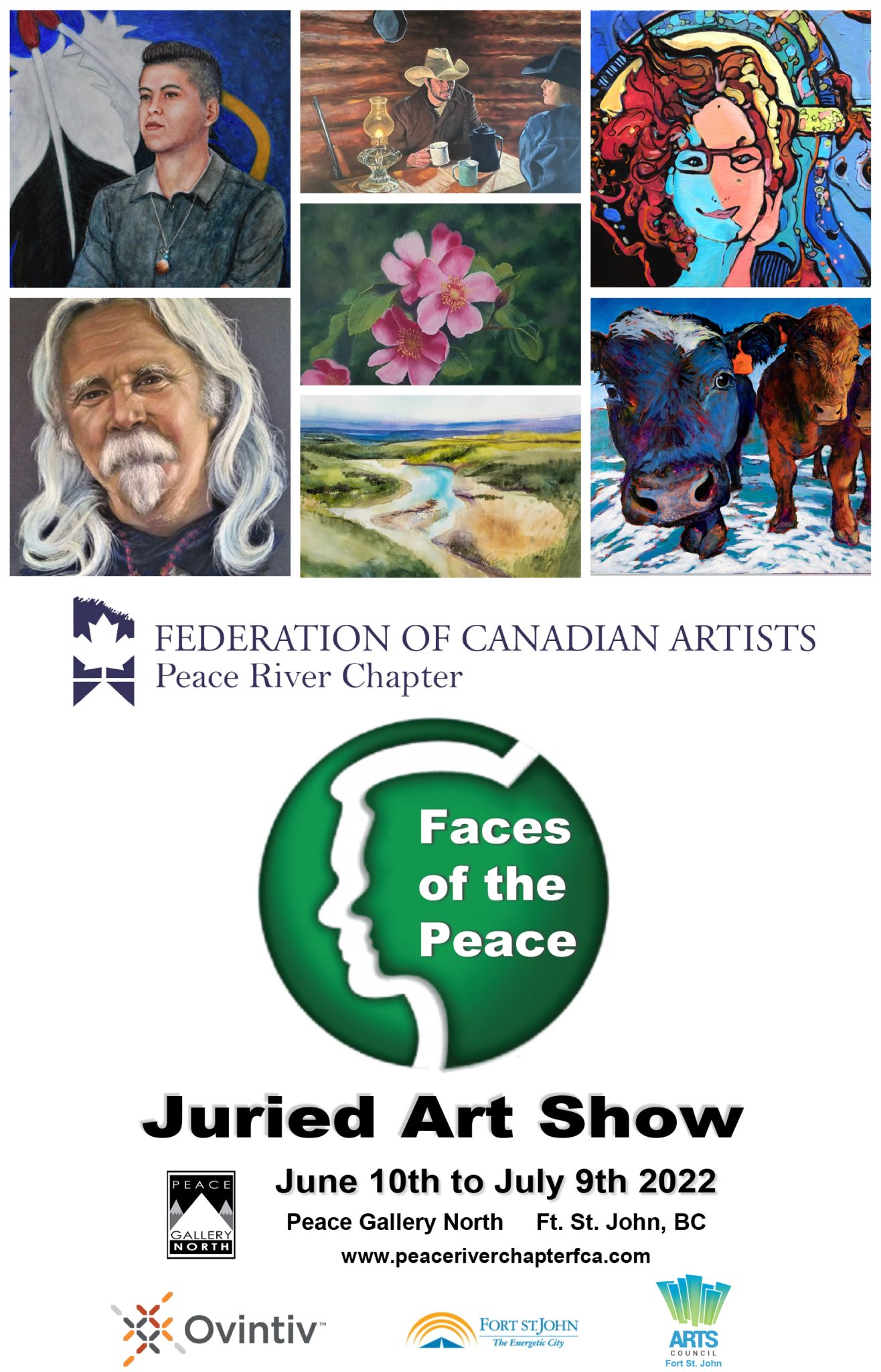 Faces of the Peace – FCA Juried Art Show
